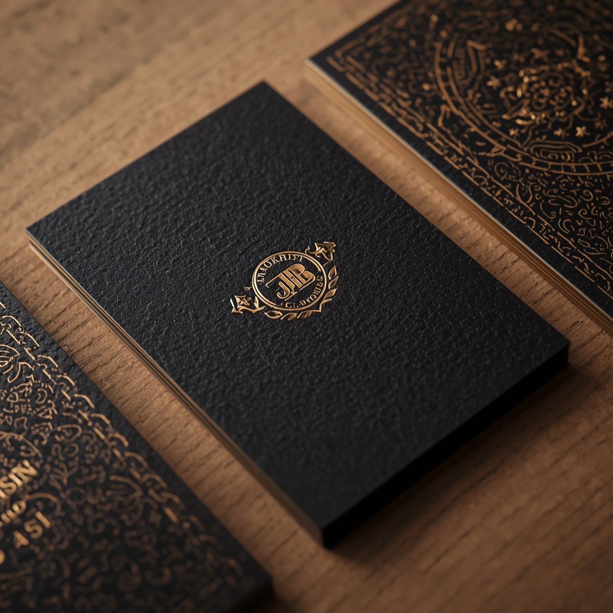 Handprartei portfolio sample - embossed design