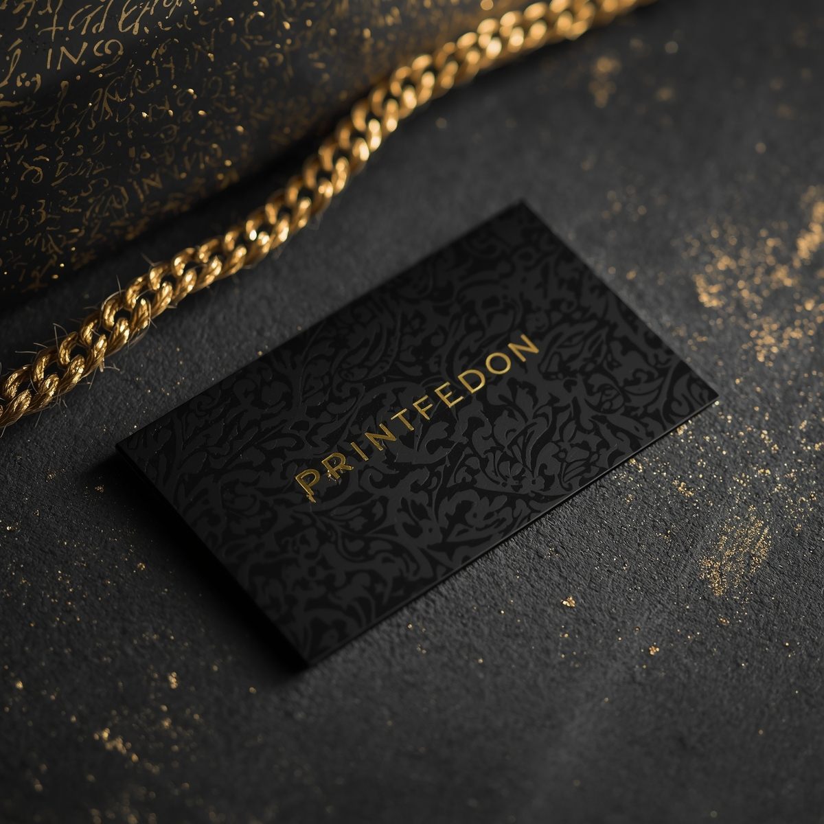 Handprartei portfolio sample - foil stamping